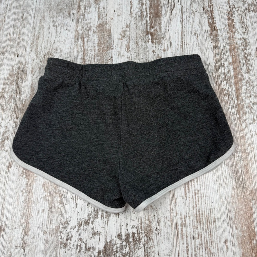 VTG Y2K Hollister XS Gray Lounge Mini Micro Shorts Fleece Low/Mid Rise Logo - Picture 3 of 8